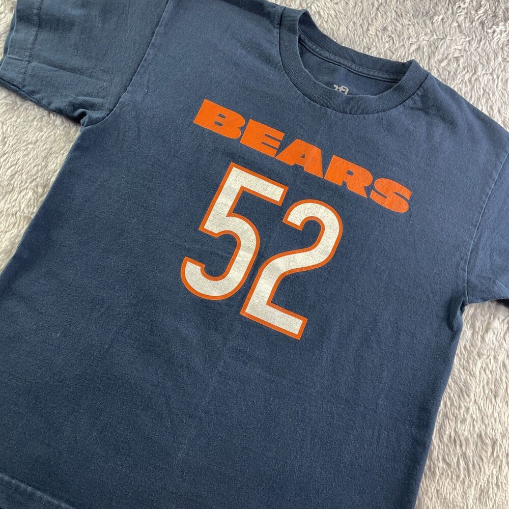 Chicago Bears Shirt Youth Medium Blue Orange White Khalil Mack NFL Football